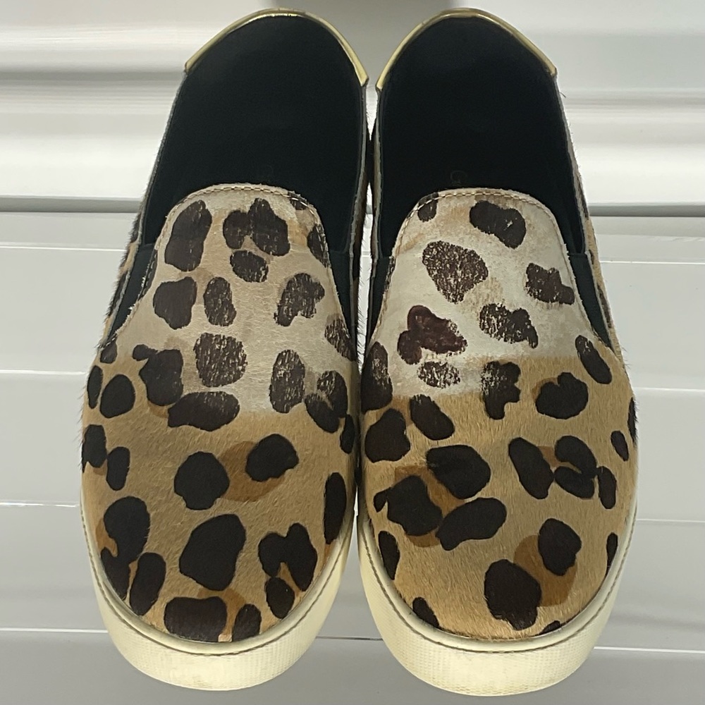 Cole Haan Pro Series Sneakers Leather Lining Tan Brown Animal Print Size: 9C - Picture 5 of 13